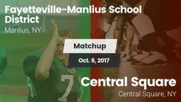 Matchup: Fayetteville-Manlius vs. Central Square  2017