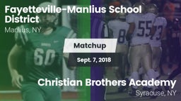 Matchup: Fayetteville-Manlius vs. Christian Brothers Academy  2018