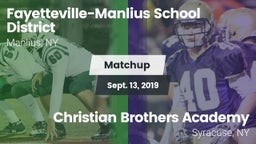 Matchup: Fayetteville-Manlius vs. Christian Brothers Academy  2019