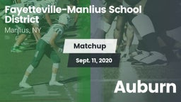 Matchup: Fayetteville-Manlius vs. Auburn 2020