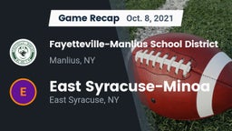 Recap: Fayetteville-Manlius School District  vs. East Syracuse-Minoa  2021