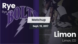 Matchup: Rye vs. Limon  2017