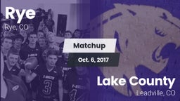 Matchup: Rye vs. Lake County  2017