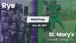 Matchup: Rye vs. St. Mary's  2017