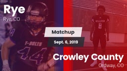 Matchup: Rye vs. Crowley County  2019
