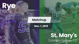 Matchup: Rye vs. St. Mary's  2019