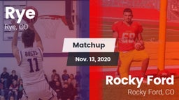 Matchup: Rye vs. Rocky Ford  2020