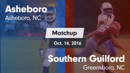 Matchup: Asheboro vs. Southern Guilford  2016