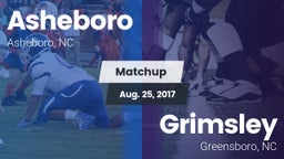Matchup: Asheboro vs. Grimsley  2017