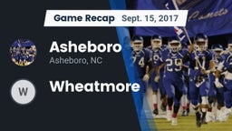 Recap: Asheboro  vs. Wheatmore 2017