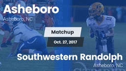 Matchup: Asheboro vs. Southwestern Randolph  2017