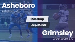Matchup: Asheboro vs. Grimsley  2018