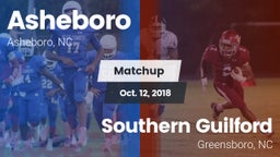 Matchup: Asheboro vs. Southern Guilford  2018