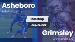 Matchup: Asheboro vs. Grimsley  2019