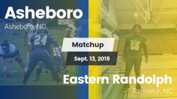 Matchup: Asheboro vs. Eastern Randolph  2019