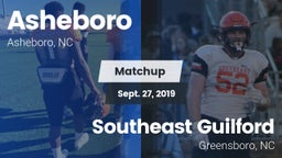 Matchup: Asheboro vs. Southeast Guilford  2019