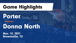 Porter  vs Donna North  Game Highlights - Nov. 12, 2021