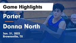 Porter  vs Donna North  Game Highlights - Jan. 31, 2023