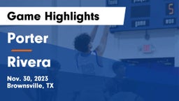 Porter  vs Rivera  Game Highlights - Nov. 30, 2023