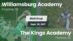 Matchup: Williamsburg Academy vs. The Kings Academy 2017