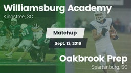Matchup: Williamsburg Academy vs. Oakbrook Prep  2019