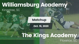 Matchup: Williamsburg Academy vs. The Kings Academy 2020