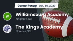 Recap: Williamsburg Academy  vs. The Kings Academy 2020