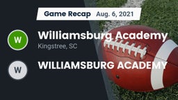 Recap: Williamsburg Academy  vs. WILLIAMSBURG ACADEMY 2021