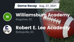 Recap: Williamsburg Academy  vs. Robert E. Lee Academy 2021