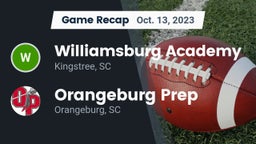 Recap: Williamsburg Academy  vs. Orangeburg Prep  2023
