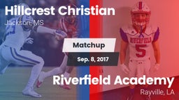 Matchup: Hillcrest Christian vs. Riverfield Academy  2017