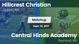 Matchup: Hillcrest Christian vs. Central Hinds Academy  2017