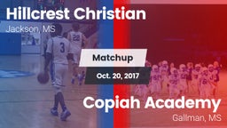Matchup: Hillcrest Christian vs. Copiah Academy  2017