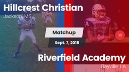 Matchup: Hillcrest Christian vs. Riverfield Academy  2018