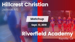 Matchup: Hillcrest Christian vs. Riverfield Academy  2019