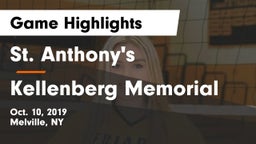 St. Anthony's  vs Kellenberg Memorial  Game Highlights - Oct. 10, 2019