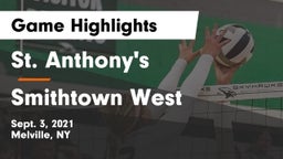 St. Anthony's  vs Smithtown West  Game Highlights - Sept. 3, 2021