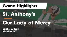 St. Anthony's  vs Our Lady of Mercy Game Highlights - Sept. 30, 2021