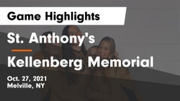 St. Anthony's  vs Kellenberg Memorial  Game Highlights - Oct. 27, 2021