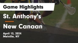 St. Anthony's  vs New Canaan  Game Highlights - April 13, 2024