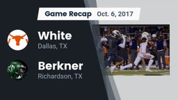 Recap: White  vs. Berkner  2017
