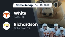 Recap: White  vs. Richardson  2017