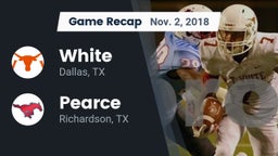 Recap: White  vs. Pearce  2018