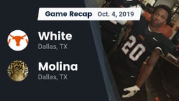 Recap: White  vs. Molina  2019