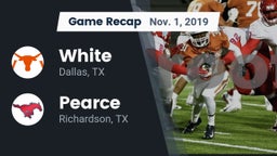 Recap: White  vs. Pearce  2019