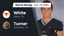 Recap: White  vs. Turner  2020