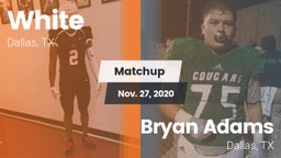 Matchup: White vs. Bryan Adams  2020