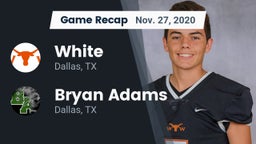 Recap: White  vs. Bryan Adams  2020