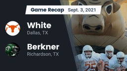 Recap: White  vs. Berkner  2021