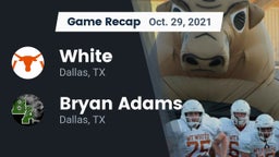 Recap: White  vs. Bryan Adams  2021